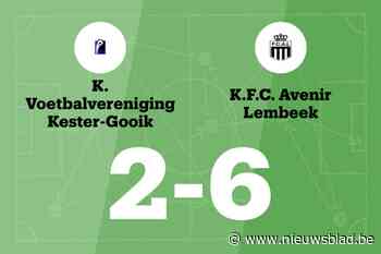 Leunis scoort drie keer, KFC Avenir Lembeek verslaat KVV Kester-Gooik B