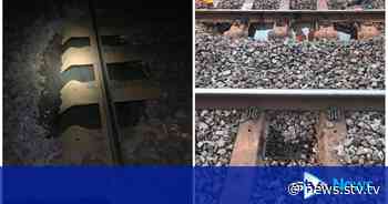 Train services cancelled after sinkhole appears on railway tracks