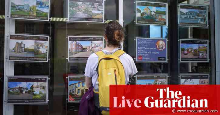Asking prices for UK homes near record high; Thames Water lifts spending plan to £19.8bn – business live