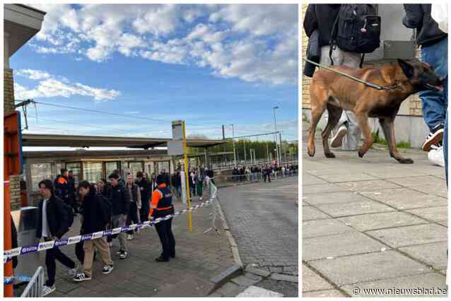 Grote controleactie aan station Torhout: 4.000 scholieren en reizigers gecontroleerd door drugshond