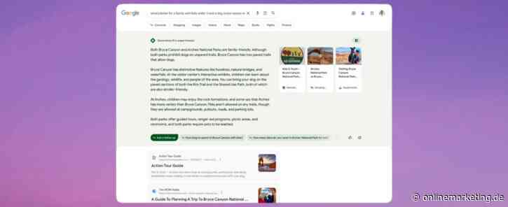 Google integriert AI Overviews aus SGE in Standardsuche – weltweit