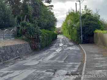 Council update about when Hereford road will be fixed