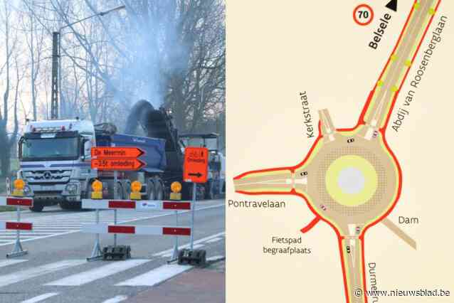 Herinrichting N446 verloopt volgens plan: “Aanleg rotonde Roosenberglaan-Kerkstraat-Pontravelaan start op 29 april”