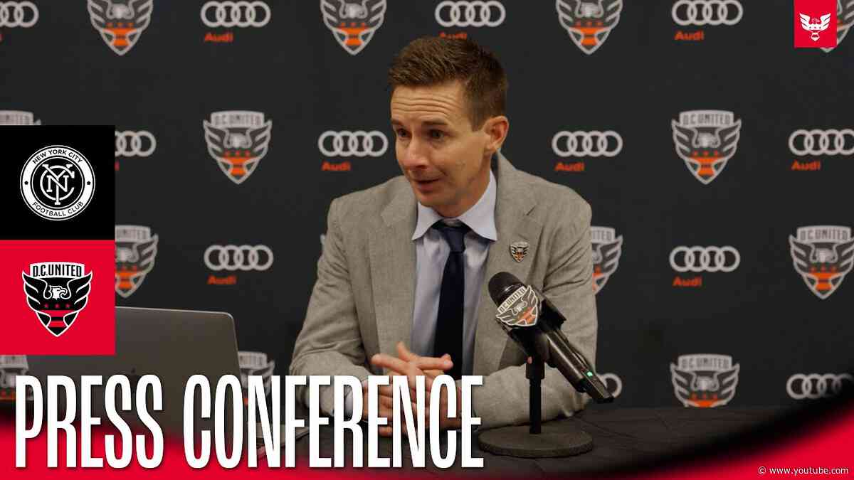 Troy Lesesne Post-Match Press Conference | NYCFC vs. D.C. United | MLS 2024