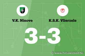KSK Vlierzele sleept gelijkspel uit de brand in de uitwedstrijd tegen KVK Ninove B