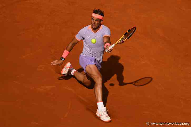 Watch: Rafael Nadal trains at Caja Magica