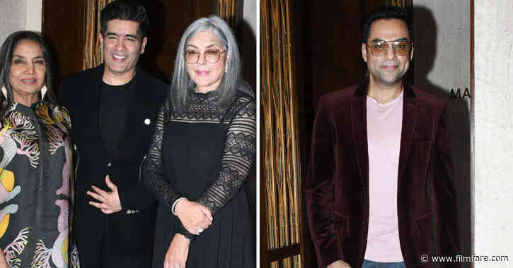 Zeenat Aman Shabana Azmi Abhay Deol attend âBun Tikkiâ Wrap Up Party