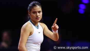 Raducanu to face Pliskova in Madrid Open first round, live on Sky
