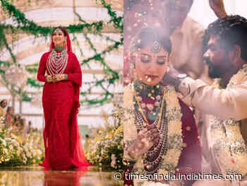 Revisiting Nayanthara's breathtaking red wedding sari
