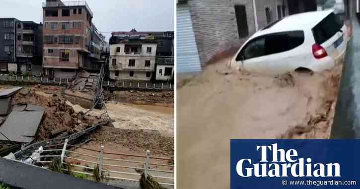 Southern China is inundated by floods – video report