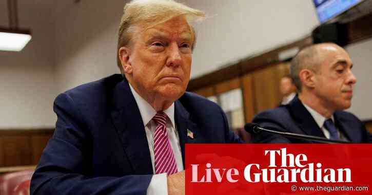 Historic Trump hush money trial to hear opening statements – live updates
