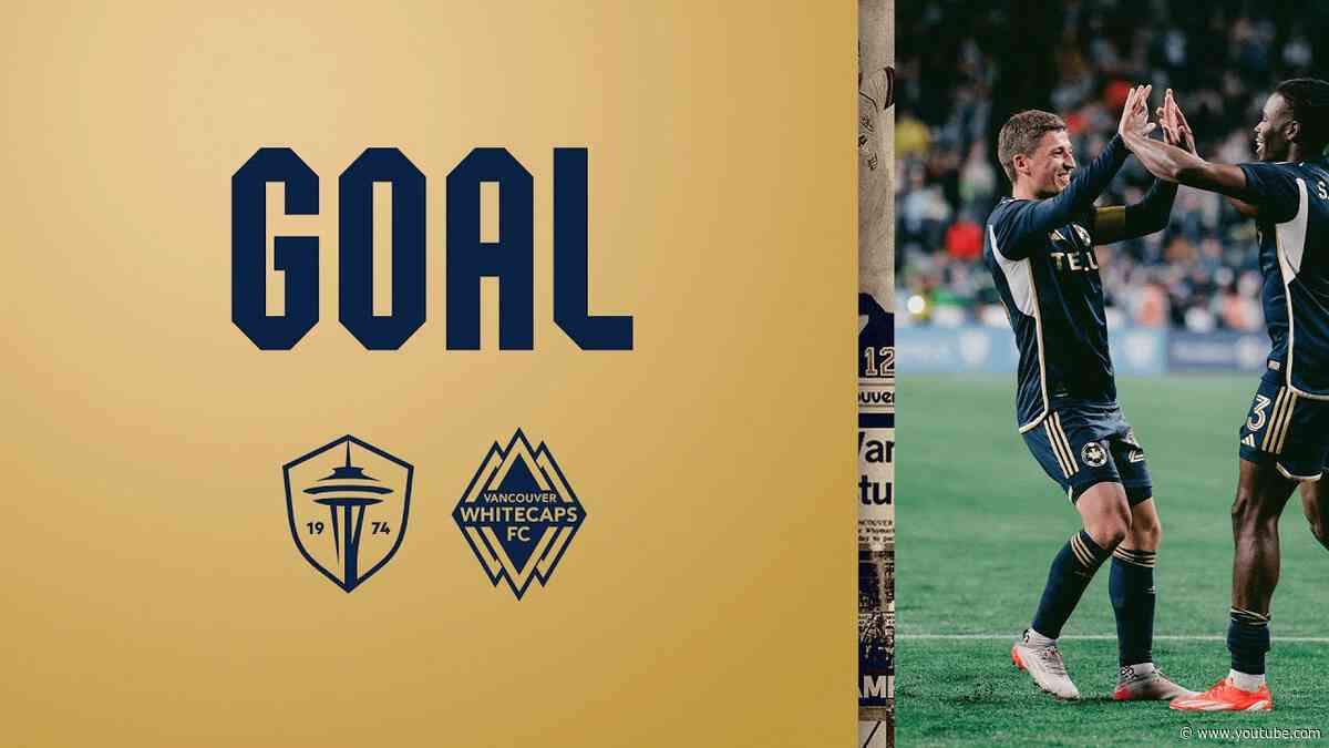 GOAL by Ryan Gauld 58’ | Seattle Sounders FC vs Vancouver Whitecaps FC | April 20, 2024