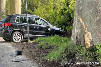 Auto botst tegen boom in Vroenhoven, twee personen gewond