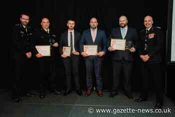 Essex Police officers honoured for saving lives in Clacton