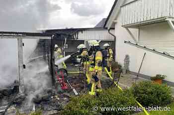 Familien-Haus in Gefahr: Feuerwehr Warburg kämpft gegen die Flammen