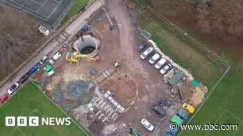 Huge tank to stop sewage overflow into river