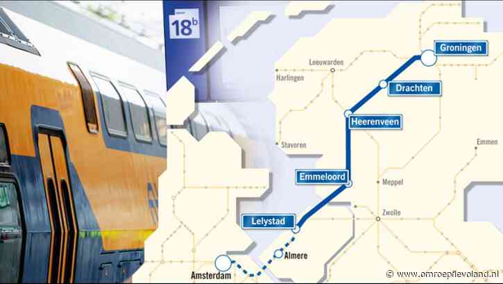 Flevoland - Zorgen bij provincie over financieren spoorprojecten met Lelylijn-miljoenen