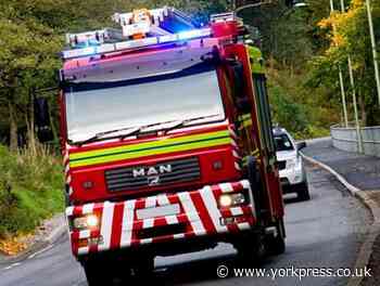Public react to lorry with wheel fire on A64 at Rillington