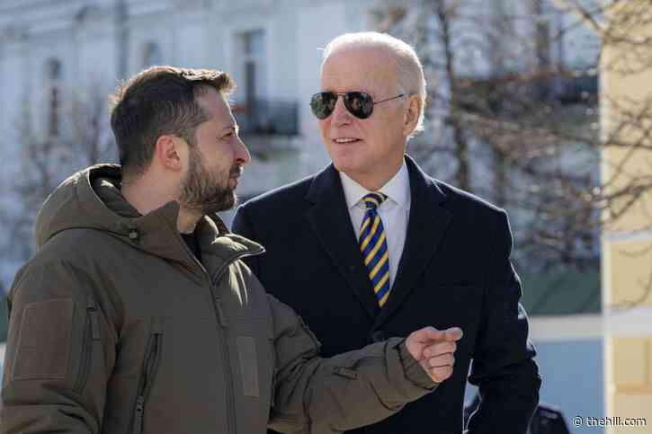 Biden assures Zelensky US will 'quickly provide' security package after it clears Congress