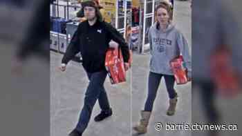 2 suspects involved in the theft at a local business