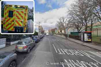 Hornsey Road car crash: Male pedestrian rushed to hospital