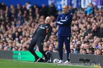 Jordan Pickford reaction spotted as Sean Dyche change laughed at in Everton tunnel