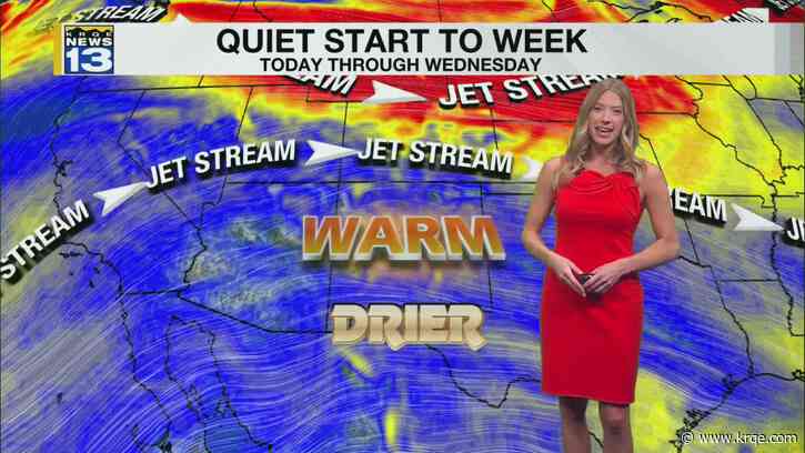 Unseasonably warm temperatures this week