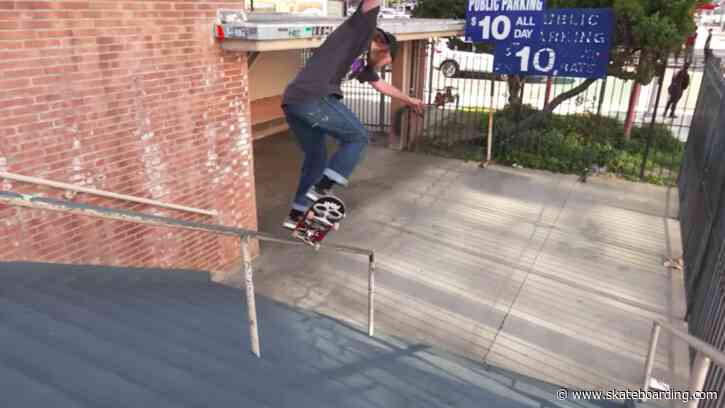 Dern Brothers Play Game of SKATE Down the Hollywood High 12 Stair