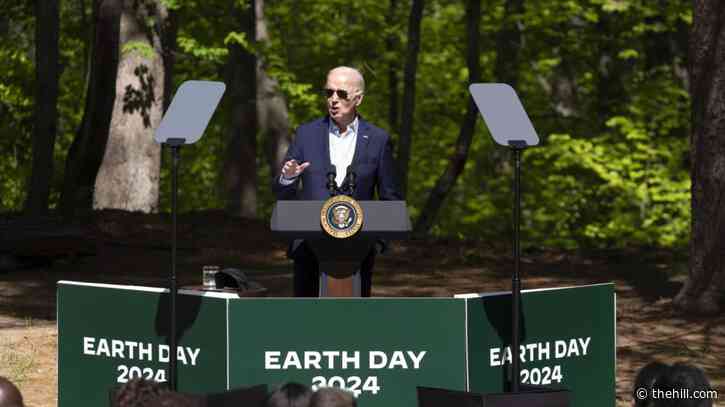 Biden, congressional allies tout environmental record in Earth Day remarks