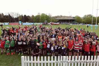 Oxford hosts former rugby stars for launch of partnership