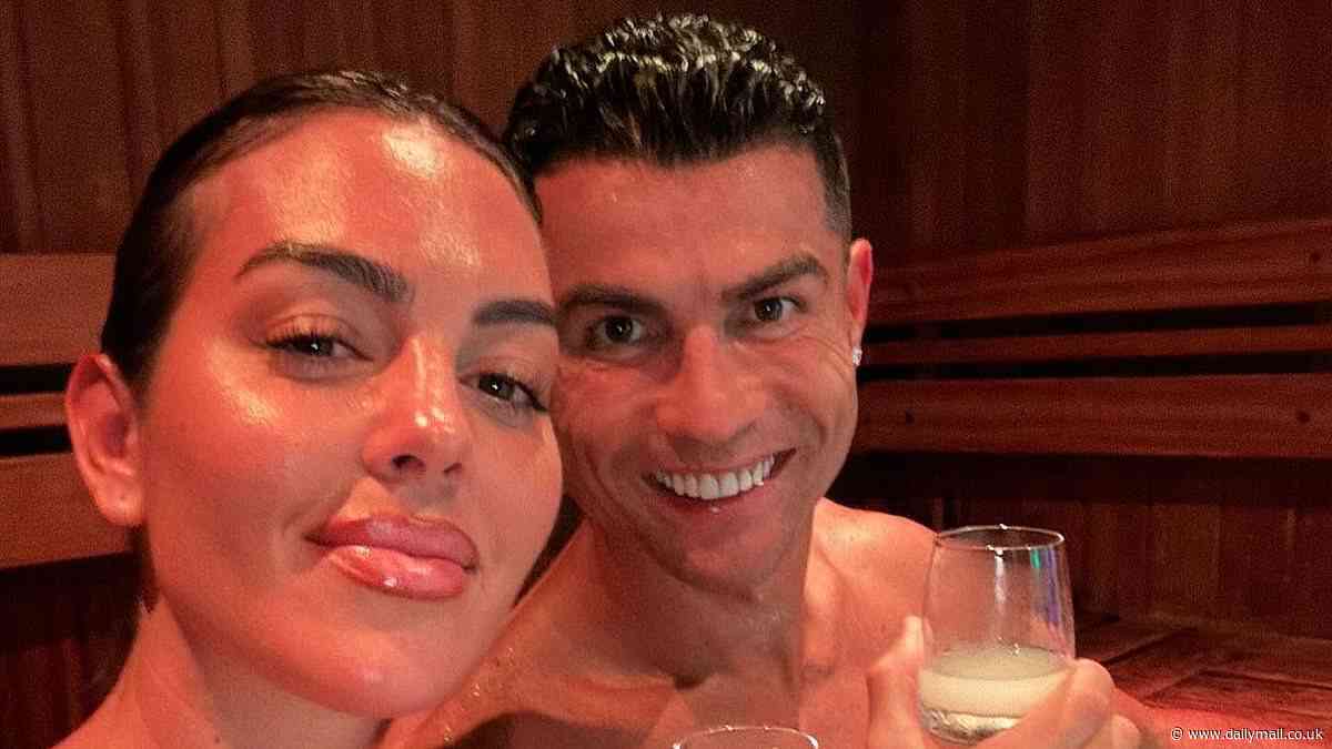 Cristiano Ronaldo toasts to 'happiness' as he takes in the sun during his latest holiday - while he serves a two-match suspension for an elbow and stamp in Al-Nassr's Saudi Cup semi-final defeat
