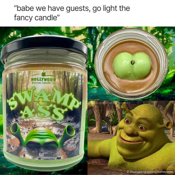 Swamp Ass Green Ogre Candle: Because Who Wouldn’t Want Their Home to Smell Like Shrek?