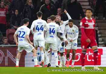 Middlesbrough 3 Leeds United 4: Boro's promotion hopes are dashed