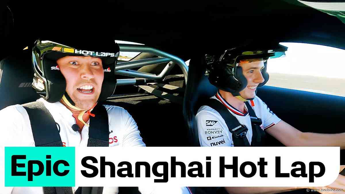 Reading Chinese GP Facts While on a Terrifying Hot Lap!