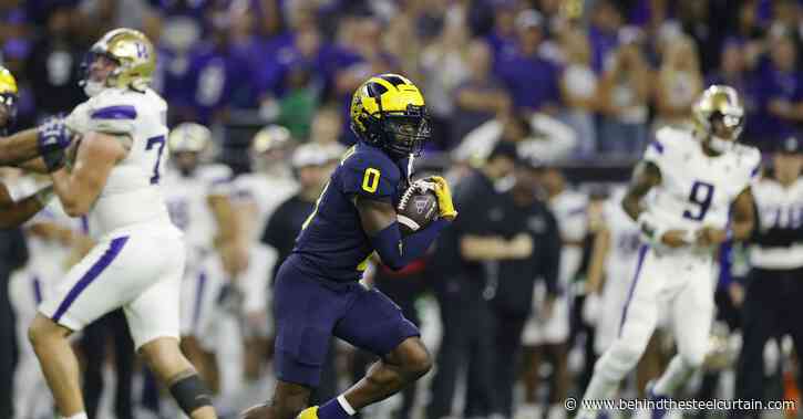 Michigan CB Mike Sainristil says he’d love to create ‘no-fly zone’ with Steelers