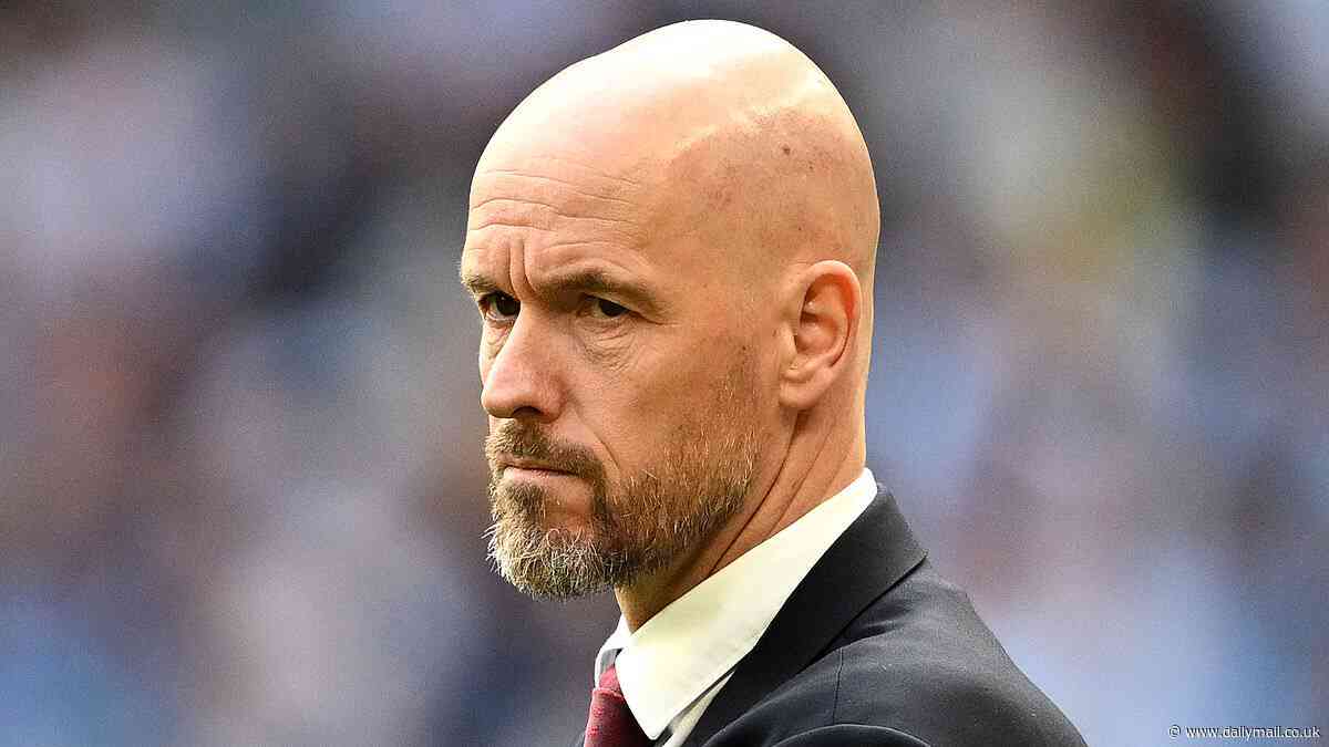 Erik ten Hag 'faces Manchester United exit after fans lose faith at Wembley'... despite the Red Devils reaching the FA Cup final