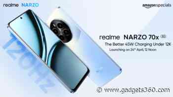 Realme Narzo 70X 5G: Launch Date, Expected Price in India, Features, Specifications, and More