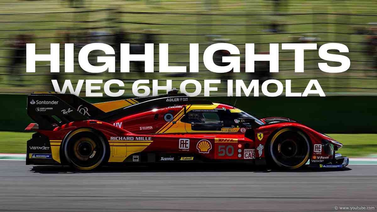 Racing at home | #WEC 6 Hours of Imola Highlights