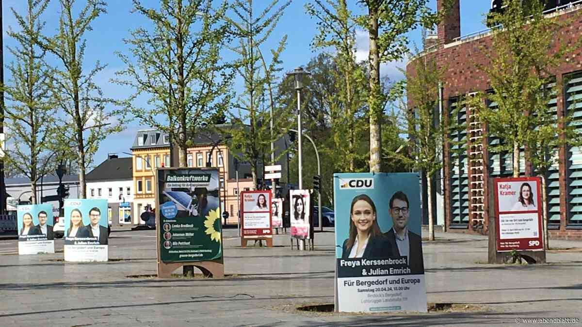 Wahlwerbung noch verboten – trotzdem hängen überall Plakate
