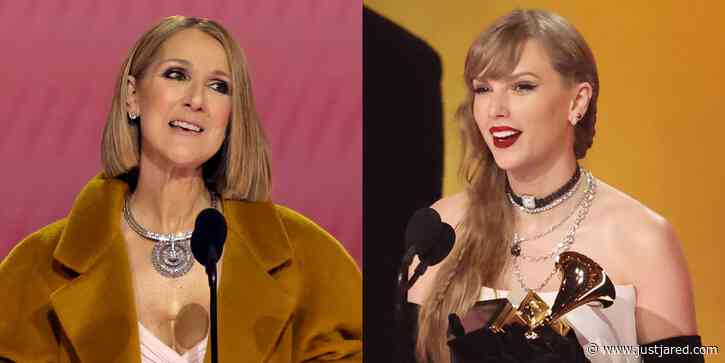 Celine Dion Talks Grammy Moment with Taylor Swift for First Time