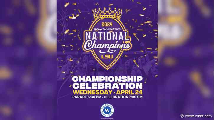 LSU announces time for championship celebration parade after gymnastics takes home the gold