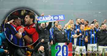 Inter verovert voor twintigste keer Italiaanse titel na verhitte derby, rode kaart voor Denzel Dumfries
