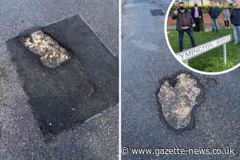 Clacton residents fed-up with pothole-riddled road