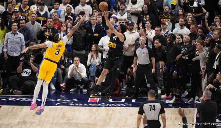 Nuggets stun Lakers in Game 2 on Jamal Murray’s buzzer-beater