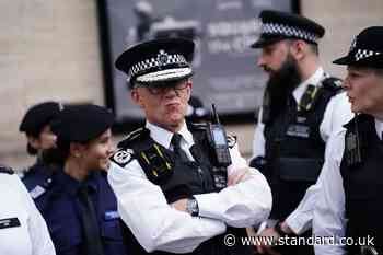Met police chief defends 'professional' conduct of officer in pro-Palestinian protest row