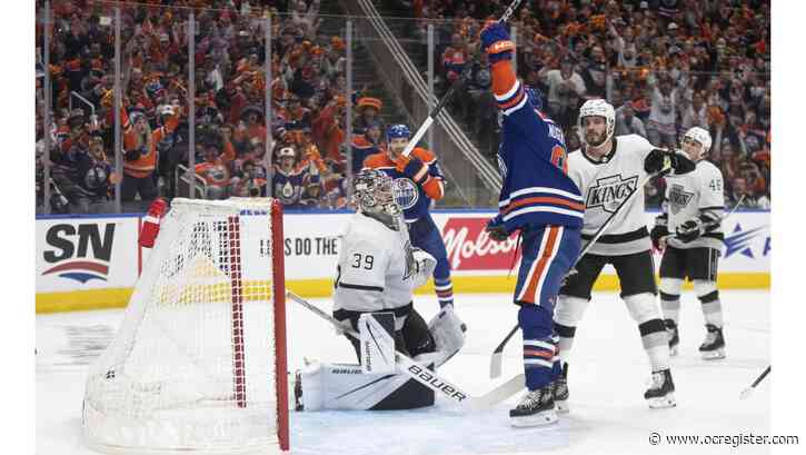 Kings can’t overcome slow start in Game 1 loss to Oilers