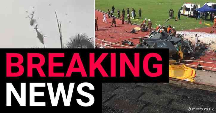 Military helicopters crash in mid-air killing all 10 crew on board