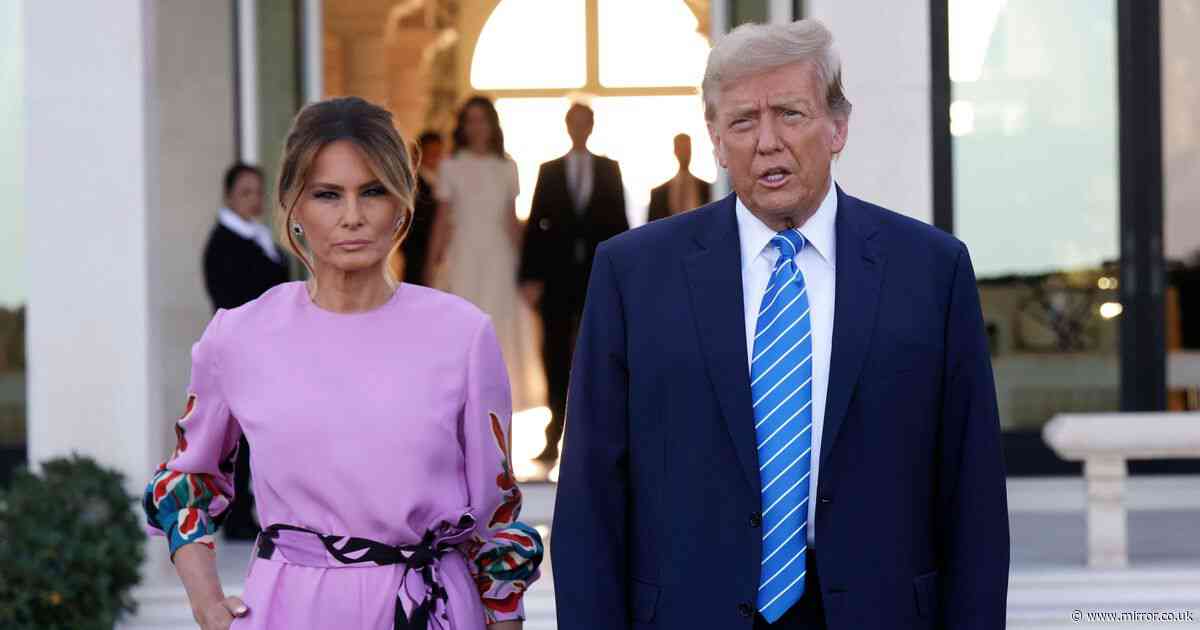 Melania Trump sells £198 Mother's Day necklaces as Donald faces prison in trial
