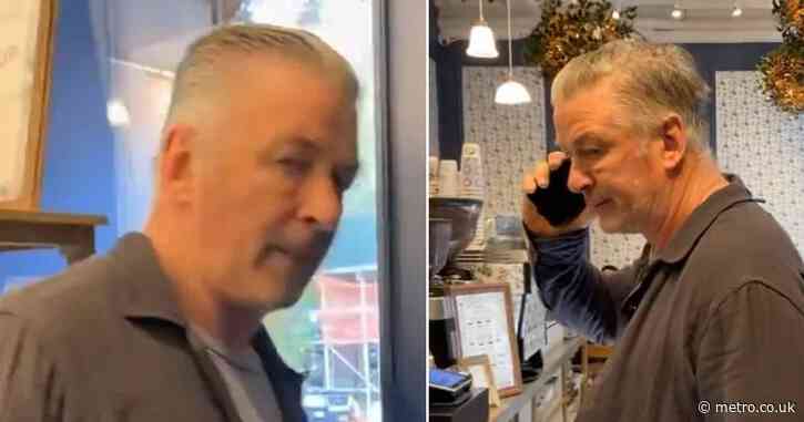 Alec Baldwin punches camera after woman’s taunts: ‘Why did you kill that lady?’