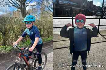 Harvey 2 Old Trafford: Boy, eight, to take on 80-mile cycle to football clubs